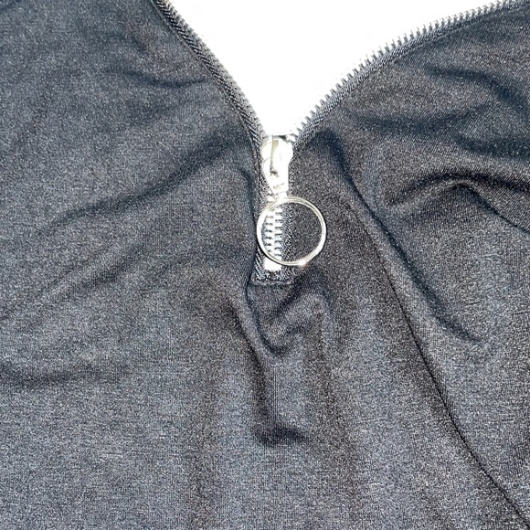 Etcyy New black mini dress with rhinestones New XL - Picture 6 of 12